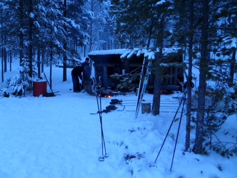 Our base-camp laavu, where we prepared all of our meals.