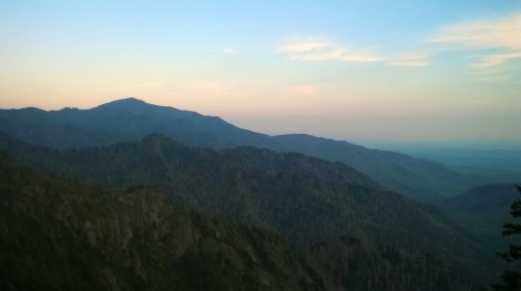 Smokies at sunrise...never thought I would see this. Thanks, T!
