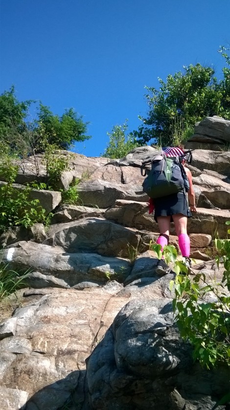Climbing out of Lehigh Gap